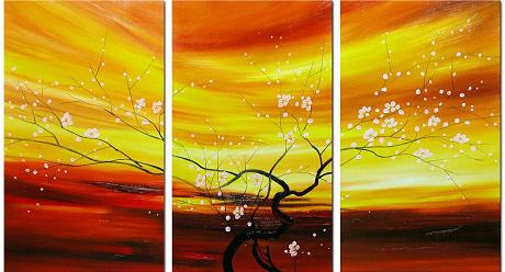 Dafen Oil Painting on canvas the flowers -set089